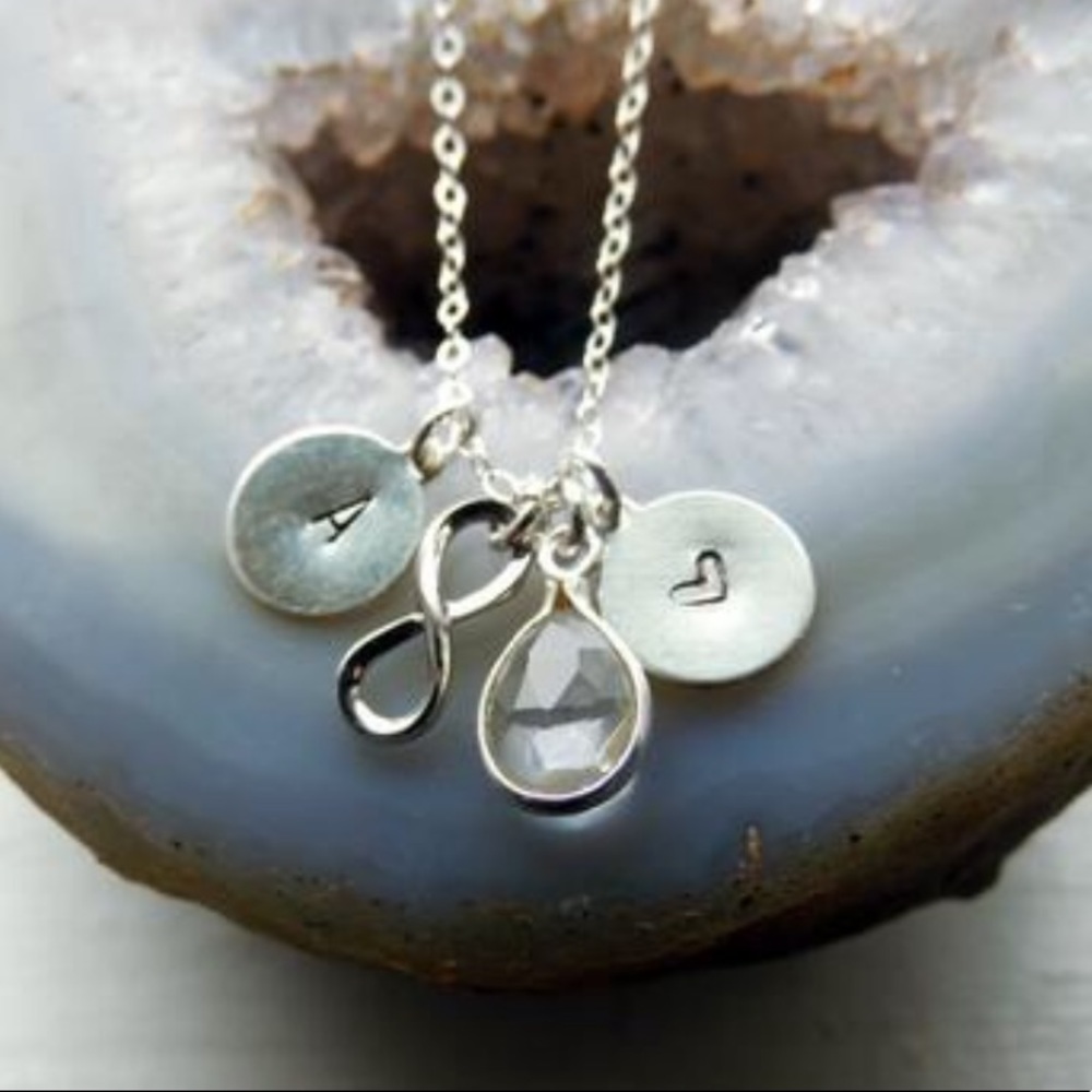 Sterling Silver Custom Handmade Charm Necklace